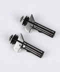 Sturdy Four Piece Toilet Seat Bolt Kit Crafted From Top Shelf 304 Stainless Steel for reliable mounting with metal fasteners.