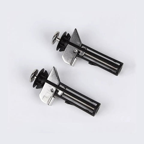 Sturdy Four Piece Toilet Seat Bolt Kit Crafted From Top Shelf 304 Stainless Steel for reliable mounting with metal fasteners.
