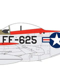 Side view of F 51D Mustang Model Kit 1 48 Scale Plastic Airplane For Adults And Kids Skill Level 3 WW2 Fighter Aircraft Model