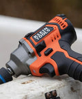 Cordless Impact Wrench Half Inch Square Drive With 210 Foot Pounds Torque And 0 To 2200 RPM Variable Speed for tight spaces