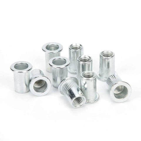 20 Pieces Aluminum Alloy Rivet Nut Kit Set M6 X 10 Rivet Nuts Fasteners For Auto DIY And Hardware Projects Heavy Duty Built To Last