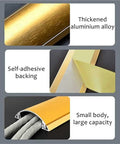 Close-up of self-adhesive aluminum alloy cable cover for floor and wall with thickened alloy and small body for cables.