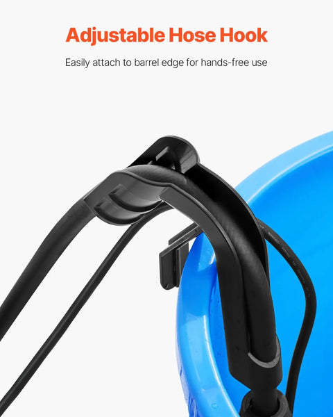 Adjustable hose hook on Cordless Submersible Water Transfer Pump With 528 GPH Flow Portable Sump Pump For Pool Garden Pond