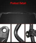 Ram 1500 Front Suspension Stabilizer Bar Set With Sway Bar End Links And Bushings For 2009 To 2018 Dodge Ram And 2019 To 2022 Ram 1500 Classic Replaces K80894 55398938AC AB, black steel bar