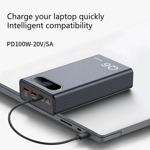 Heavy Duty 21700 Battery Case Housing For Six Cells With Digital Voltage Monitor No Soldering Hassles Easy Assembly Diy Power Bank Build Quick Charge Ready Straightforward Setup Solid Gear For Custom Electronics Projects on a laptop.