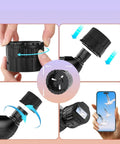 Plug And Play Digital Eyepiece Camera for Telescopes and Microscopes with 2K Video Recording and Built In WiFi Hotspot shown in use
