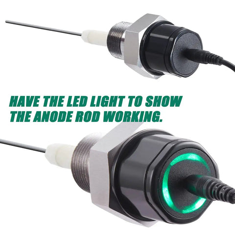 Powered Anode Rod For Water Heaters Kicks Rotten Egg Smell And Sulfur Odor In 40 To 120 Gallon Tanks Upgraded Design With 2 In 1 Wrench Socket For Easy Install Electrical Anode Rod Replacement That Extends Tank Life