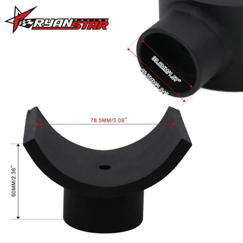 3 Inch Lifting Axle Saddle Adapter, Beefy Pro Grade Steel, Black Finish, Visible Measurements, Ideal for Bottle & Floor Jacks