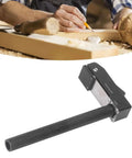 Heavy Duty Adjustable Bench Dog Clamp For 19mm Benchtop Holes Stainless Steel And Aluminum Build with woodworking scene