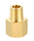 Brass Pipe Fittings Reducing Adapter M10 Female To M8 Male Connector For Air Oil And LP Systems, 1 Pack Tough DIY Friendly Pipe Extensions