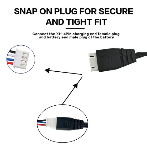 Close-up of Must Have 7.4V USB Charger Cable With XH-4PIN Plug For RC Cars Planes Tanks Boats And Other Remote Control Toys