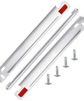 Heavy Duty Washer Dryer Stacking Kit For 27 Inch Laundry Machines solid metal frame brackets and screws for installation.