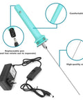 Hot Wire Foam Cutter 15W Electric Styrofoam Cutting Tool For Foam Board Crafts 4 Inch Cutting Pen with power adapter and comfortable grip.