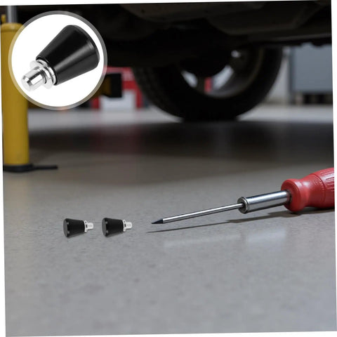 Reliable 4pcs Black Metal Spring Pins For Industrial Machines With Stable Locking Precision Positioning And Reset Power For Workshop Use on workshop floor with tools.