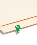 2026 Year Labels 250 Pack Green Color Code File Folder Labels With Wraparound End Tab Design Durable Laminated For Fast Easy File Organization And Date Tracking