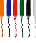 Six Pack Solder Mask Ink For PCB Soldering And BGA Repair, colorful tubes of light cure mask paint in various colors.