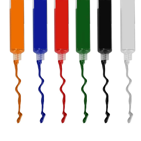 Light Curing Solder Mask Ink For PCB And BGA Repair 6 Pack Solder Mask Paint Fast Dry Oil Formula Protects Copper And Cuts Short Circuits While Keeping Dust Out During Board Work in multicolor tubes