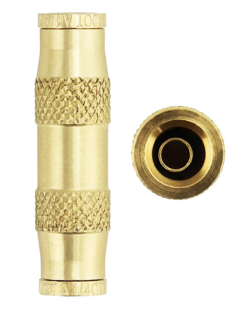 One Quarter Inch Push To Connect Pneumatic Fittings Set Of 20 For Air Hose And Compressor Quick Connects, Durable Brass Construction