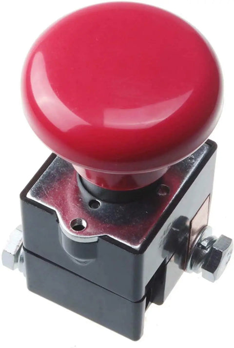 Tapeak EStop Switch 125A Emergency Stop For Albright Electric Stacker Forklift Pallet Car ED125B-1 ZJK-125 heavy duty red button switch.