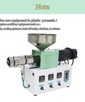 Built Like A Tank Single Screw Extruder For Making 3D Printer Filament With Hella Adjustable Temperature For Abs pcl bla And Pek 110V 1.37 Inch Die with control panel and hopper.