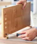 Installing Wooden Furniture Plugs Set 50 Pack Round Hole Plugs For Tables Chairs Cabinets And Drawer Holes Easy Install And Replace