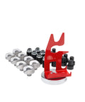 Fixturing Kit For Portable Welding Table With Magnetic Torch Holder, V Blocks For Round Tubing, Stackable Riser Stops Display