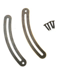 Soft Close Retro Recurved Lid Support Hinge Kit For Wooden Box 100 Pcs Iron Stay Hinges 6.7x1cm Bronze Finish shown