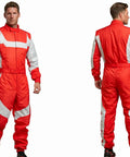 Kart Racing Suit For Adults Pro Grade Dope Lightweight Breathable Motorsport Driving Gear front and back view
