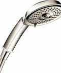 Raindance Classic 5 Inch Handheld Shower Head With Three Spray Modes Full Soft Pulsating Massage BalanceAir And RainAir Easy Install