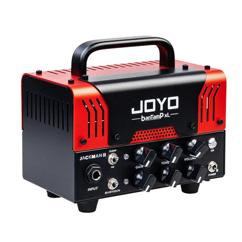 BanTamp XL Mini 20W Guitar Amp Head With Bluetooth, Hybrid Tube Tech, front view, control knobs visible, compact design