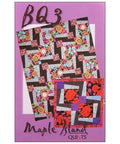 Quilt Kit For Big Quilts With Angled Fabric Design, 18-Inch Or 9-Inch Blocks, Six Quilt Projects From Wall To Crib To Queen Size displayed