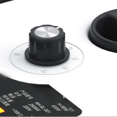 Close-up of control knob on Handheld Steam Cleaner With Extended Nozzle, 2500W 3BAR High Pressure, Fast Heating, 110V
