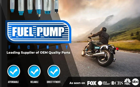 Heavy Duty Electric Fuel Pump Built Tough For Yamaha Rider Crews Swapping Oem 3yx139070200 Straight Bolt Up For V Star Xvs650 And Xvs1100 From 1998 To 2002 Sick Reliable Kick, motorcycle rider on winding road.