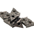 Get Your Hands On These 10 Pcs Indexable Carbide Lathe Inserts TNMG160408R And TNMG160408L With CT3000 Hard Alloy for precision steel milling.