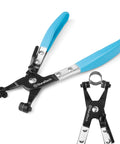 Hose Clamp Pliers With Swivel Flat Band For Automotive Repair Multi Angle Flexible Jaws With Rotating Tip Featured
