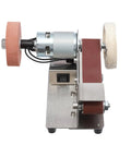 No Hassle Workhorse Mini Belt Sander And Knife Sharpener With Seven Variable Speeds And 150 Watt Copper Motor for precise polishing and grinding.