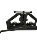 Dinenovate Tr-60 Manual Pipe Bender For 1-50 Inch Round Tube, heavy duty tool with adjustable angle and quick change roller.