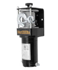 Heavy Duty 12V Electric Winch Kit With Steel Rope Delivers Massive 3,000 Lbs Towing Pulling Power For Car Truck Trailer Recovery And Loads, close-up of steel rope and hook.
