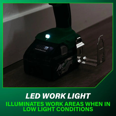 18V MultiVolt Cordless Caulking Gun With AntiDrip Function and LED light illuminating dark work area