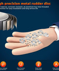 Twenty Piece Aluminum Servo Horn Set 25T Silver Servo Discs For Robot Arm Claw RC Car Helicopter Compatibility With Mg945 Mg995 Mg996 Servos CNC Machined Aluminum Alloy Durable And Precise