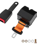 Universal 2 Point Harness Kit For Tractors Mowers And Buggy With 46 Inch Quick Extend Adjustable Length Includes Mounting Screws Rugged Orange Heavy Duty Polyester Webbing And Steel Buckle For Easy No Sweat Install In Minutes