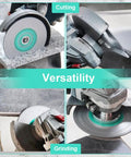 Double Sided Diamond Blade For Angle Grinder Vacuum Brazed No Chip Tile Cutting And Grinding Wheel in use on granite