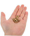 Brass Barrel Hidden Hinges For Small Jewelry Boxes in hand, Invisible Concealed Cylinder Hardware, DIY Craft Box Hinges
