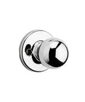 Interior Privacy Door Knob With Lock For Bedroom And Bathroom Polished Chrome Keyless Turn Lock Easy DIY Install