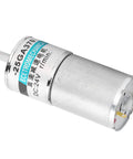 Ultra Quiet DC Gear Motor 24V With All Metal Gears And Pure Copper Coils For Industrial Low Speed High Torque Projects Plus Automatic Safety Cut Off, small metal gear motor with copper connections.
