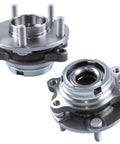 Front Wheel Bearing Hub Assembly Set 2Pcs 513296 Fits Altima 2007-2018, Maxima 2009-2019, Quest 2011-2017, QX60 2014-2019 With 5 Lug ABS 32 Spline Wheel Hub Replacement