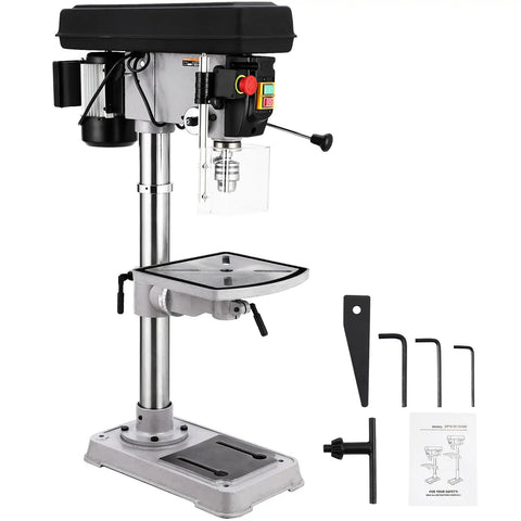 Get The 15 Inch Benchtop Drill Press With A Badass 7.5 Amp Pure Copper Motor For precision drilling on wood and metal.