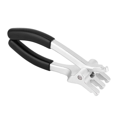 Archery D Loop Pliers For Compound Bow D Ring Install Tool Aluminum anti rust durable gear shown with black grip