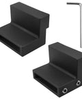 Barn Door Roller Stopper Set For Flat Track Sliding Doors Noise Reducing Metal With Rubber Gasket Includes Mounting Wrench