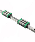 Beefed Up Linear Guide Rail Kit With Four Carriages For CNC And 3D Printer Motion Systems Includes 2 Rails From 100 To 1100mm And Carriages HGH15CA HGW15CC For Ultra Smooth Sliding High Rigidity Easy Install, stainless steel rail with two carriages